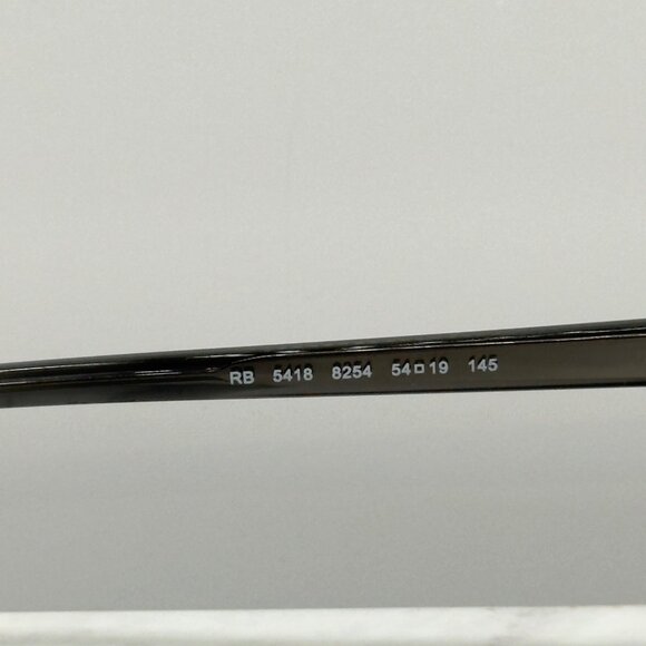 Ray-Ban RB5418 8254 Polished Striped Gray & Blue Square Eyeglasses Frames 56-19 - Picture 8 of 10